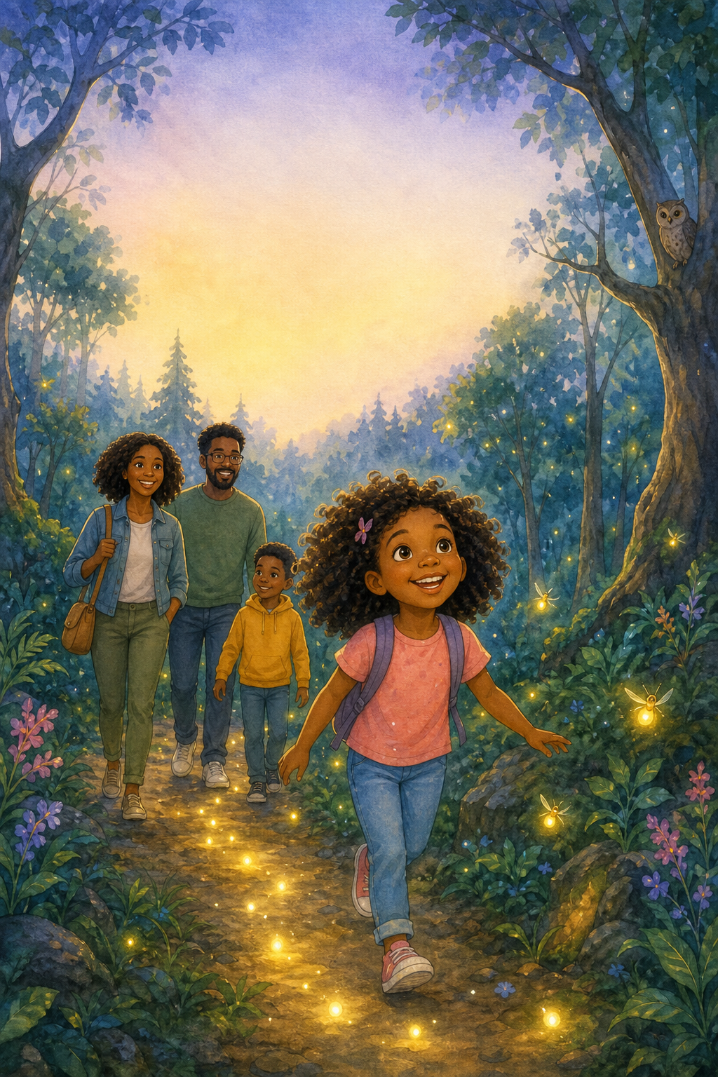 Personalized book cover for Amelia